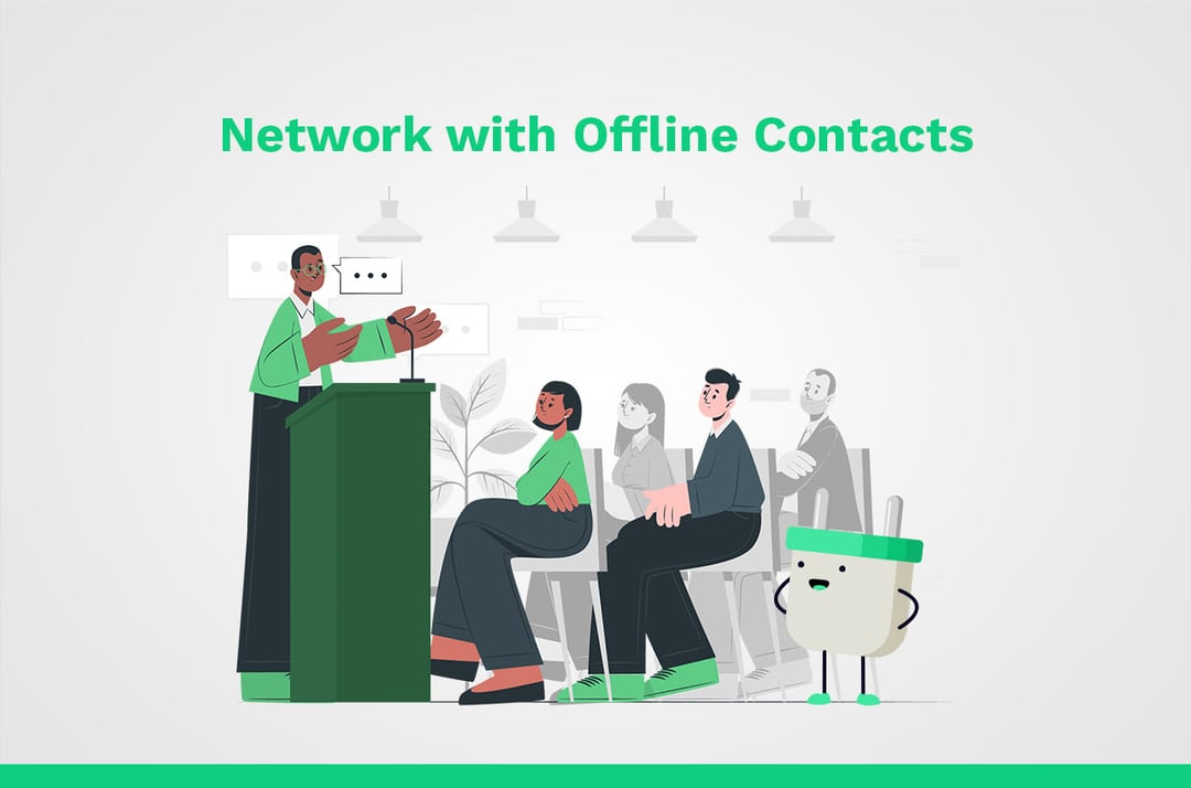 offline linkdin contact networking