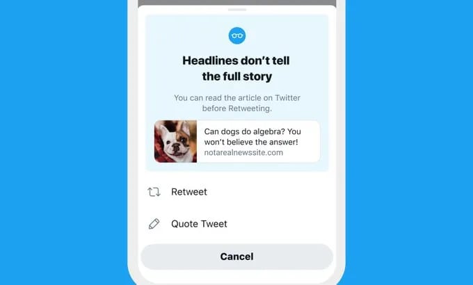 Tweet of an article Headlines Don’t Tell the Full Story