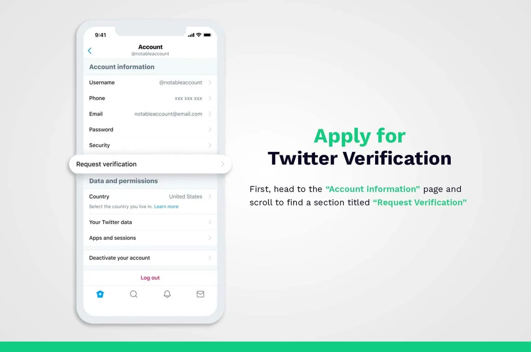 Apply for Twitter Verification