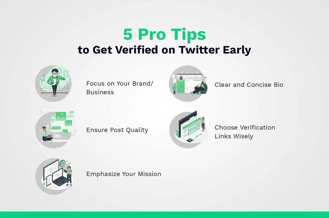 5 pro tips to get verified on Twitter early