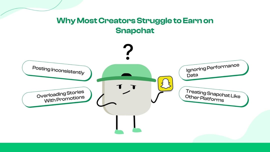 Common Mistakes That Limit Snapchat Earnings