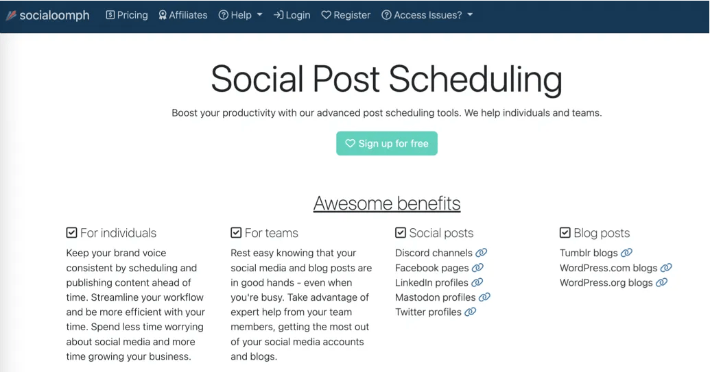 SocialOomph