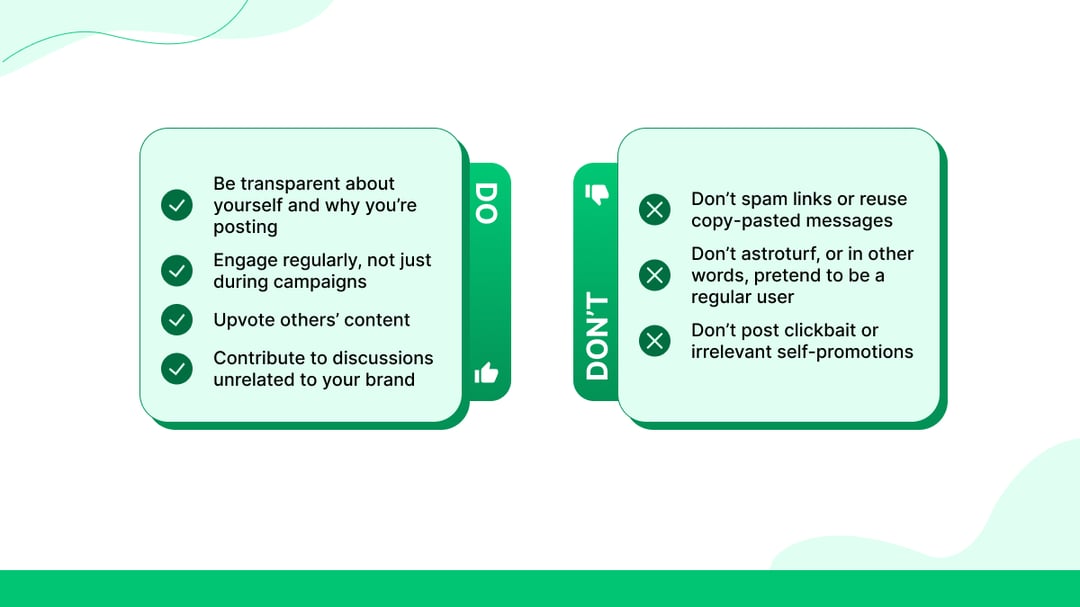 Do’s and don’ts of Reddit engagement for brands