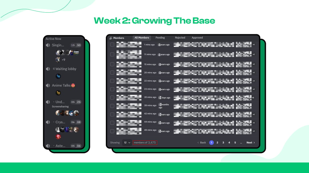 Week 2: Growing the Base