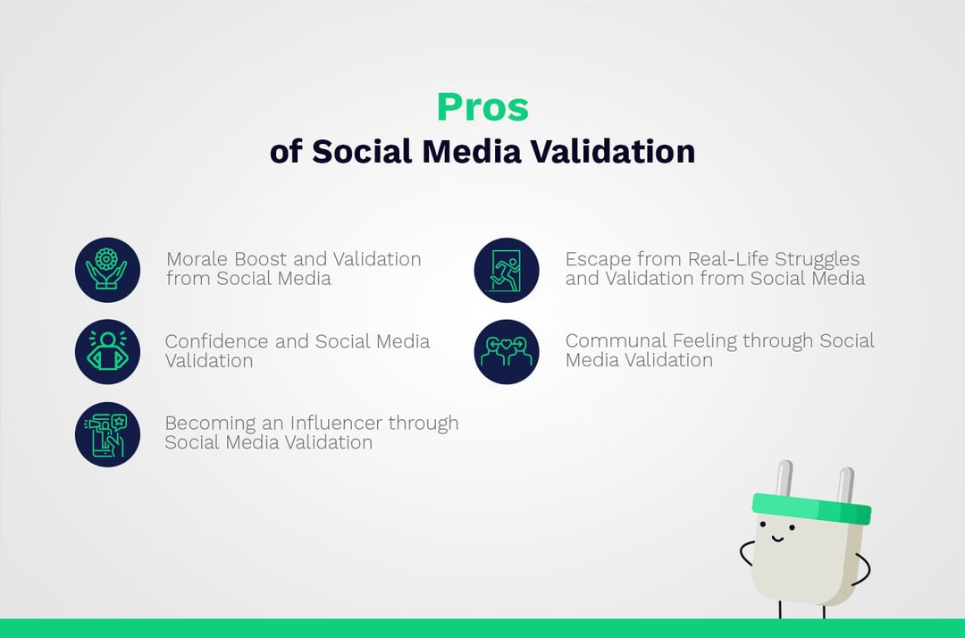 social media validation pros and cons