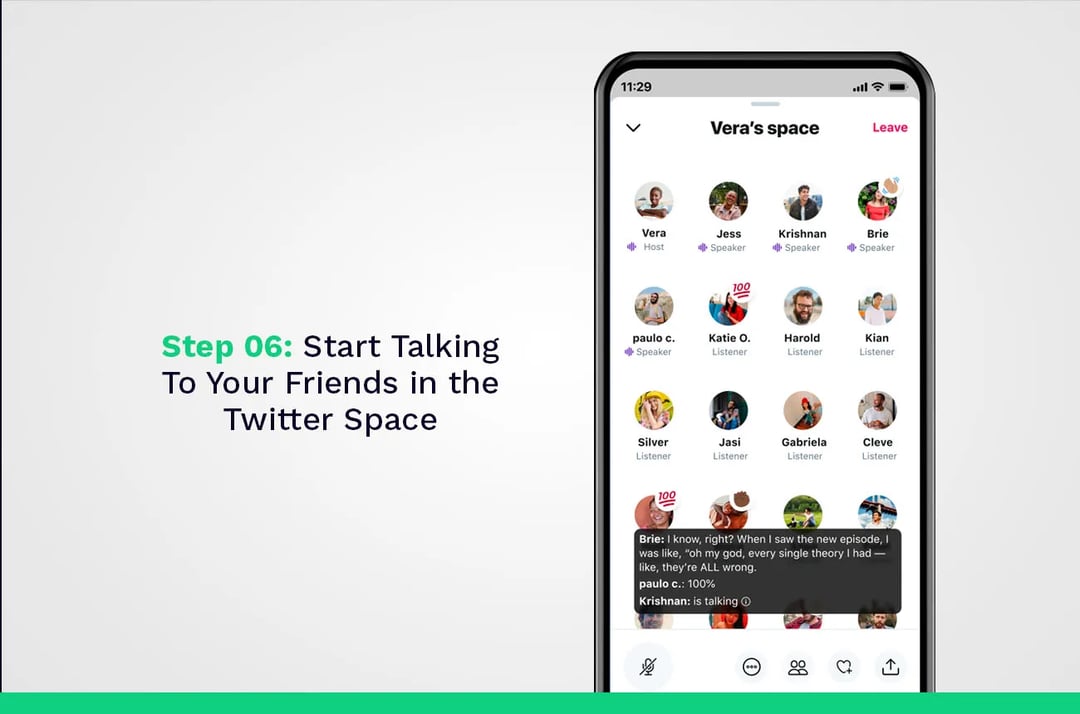Start Talking To Your Friends in the Twitter Space
