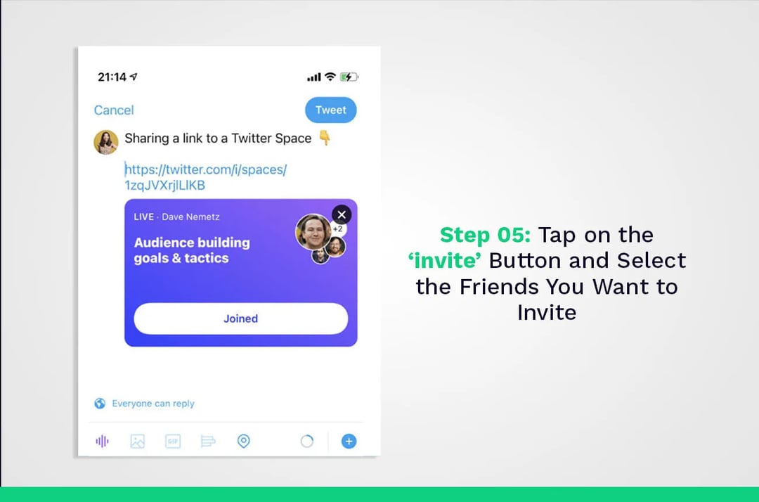 Tap on the ‘invite’ Button and Select the Friends You Want to Invite