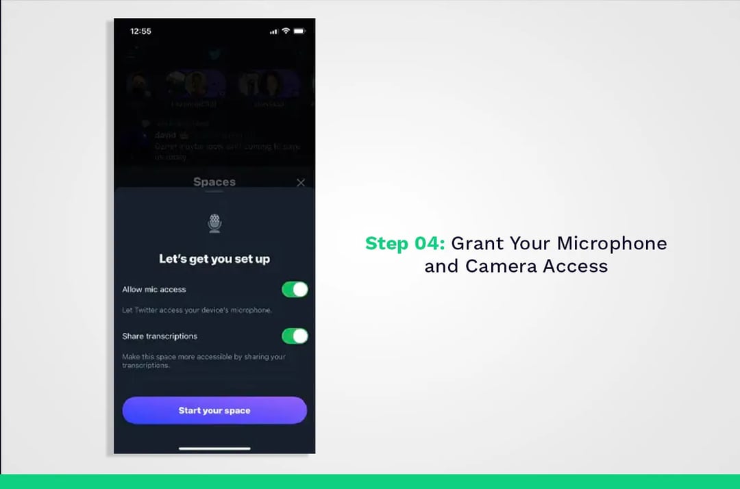 Grant Your Microphone and Camera Access
