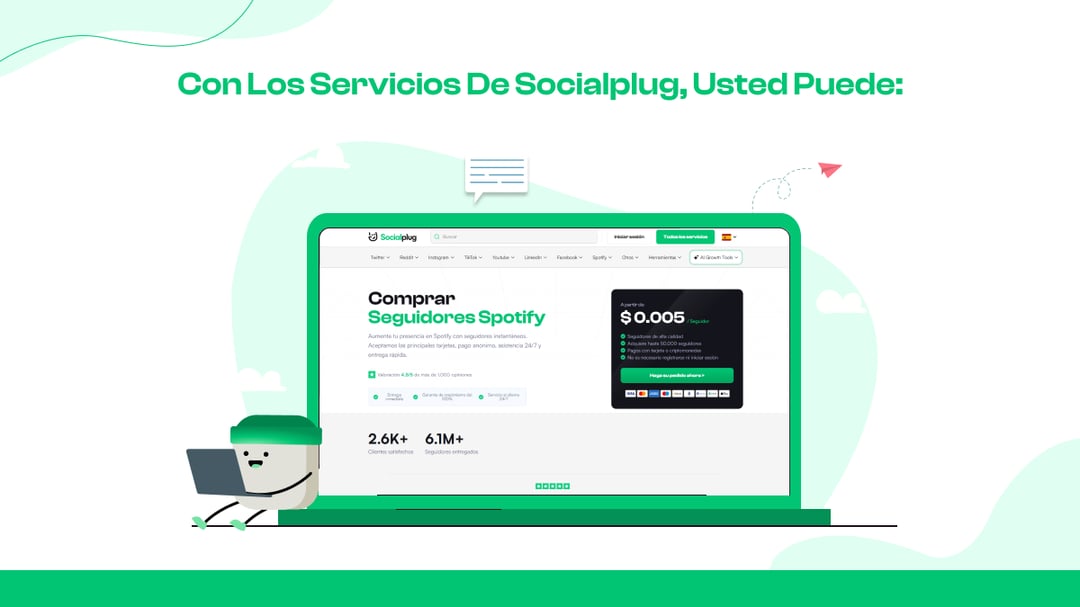  Con los servicios de Socialplug, usted puede: