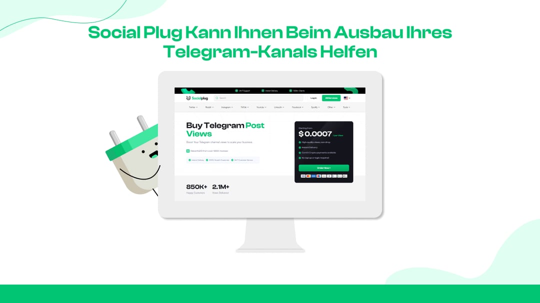 Verwandeln Sie das Wachstum der Telegrammgruppe mit Socialplug in echte Ergebnisse!