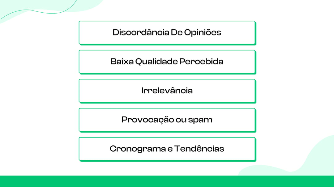  Por que as pessoas dão votos negativos no Reddit?