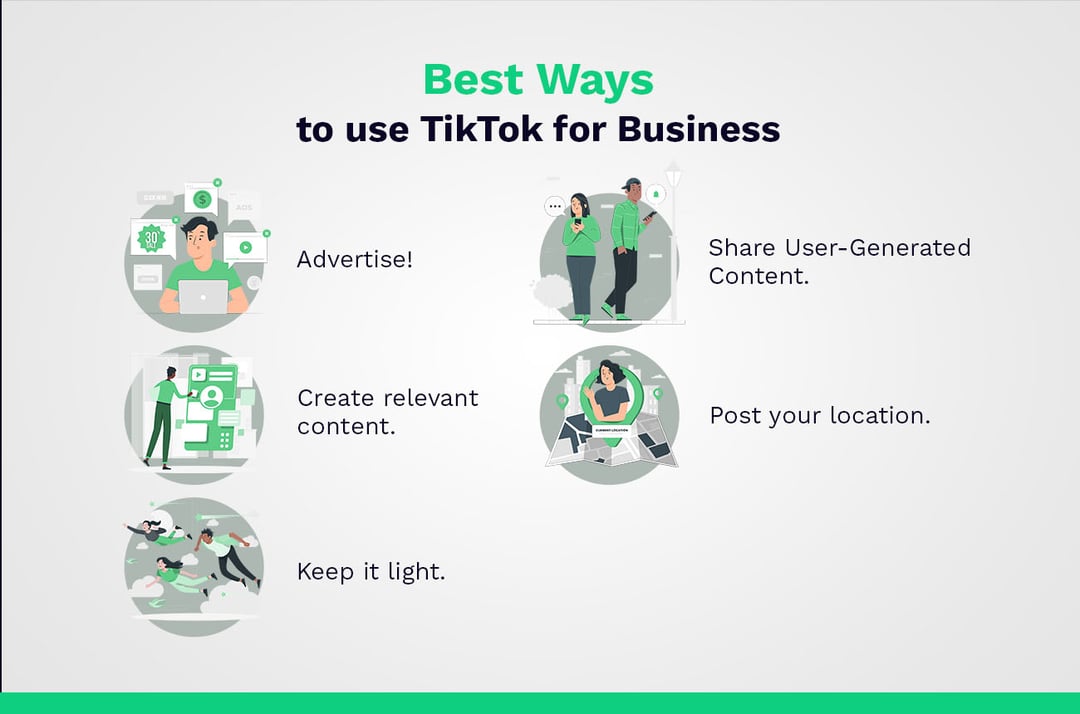 Melhores maneiras de usar o TikTok for Business