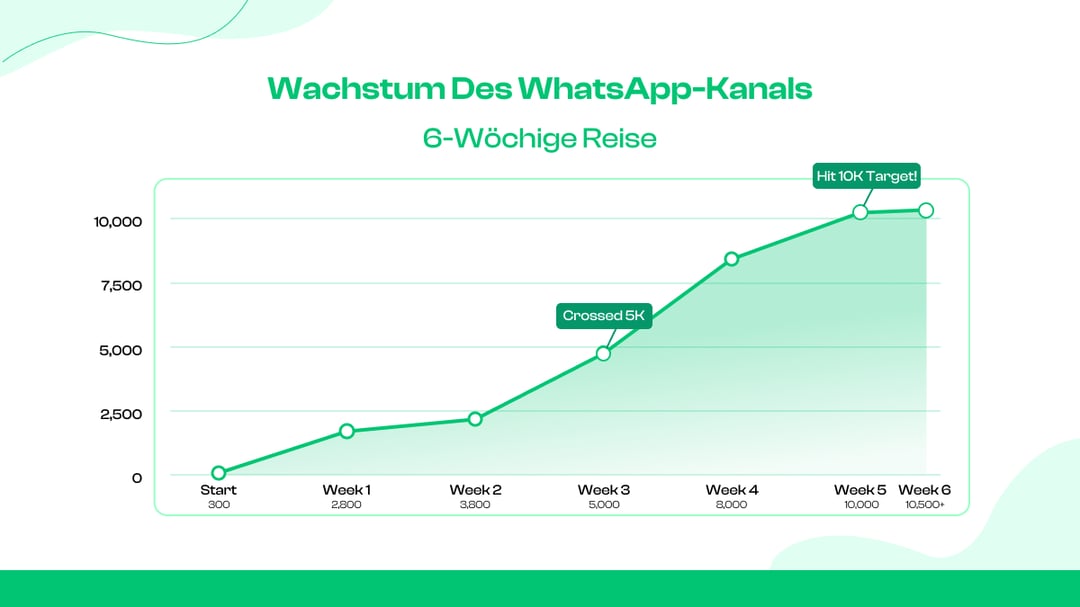 Wachstum des WhatsApp-Kanals