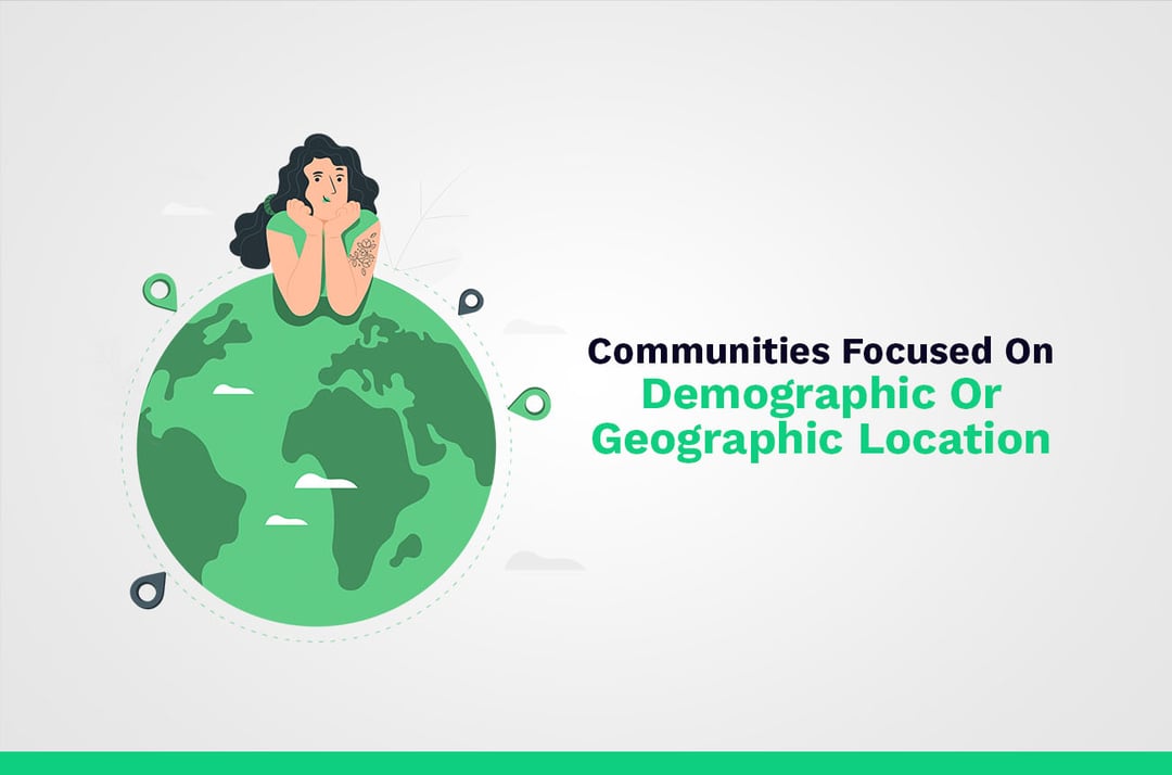 Comunidades focadas na localização demográfica ou geográfica