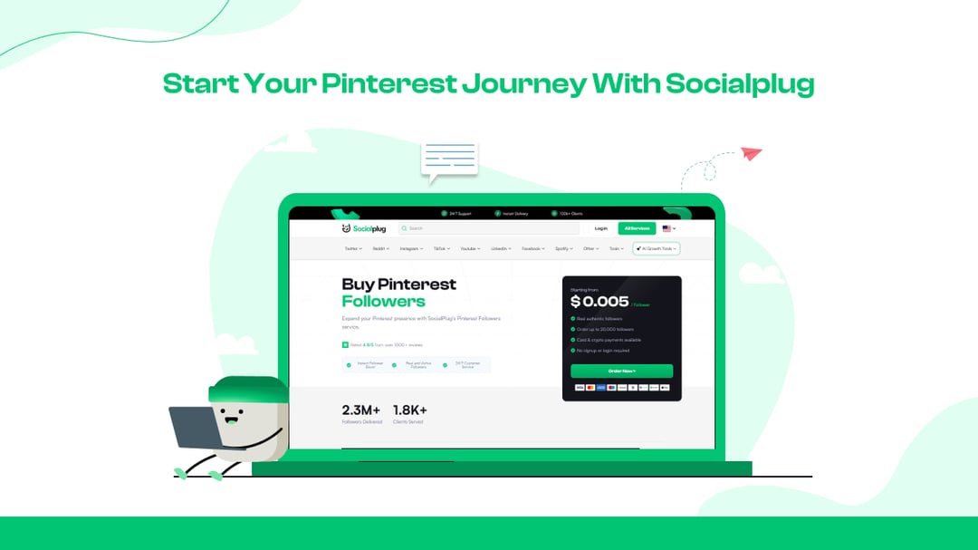 Starte deine Pinterest-Reise mit Socialplug