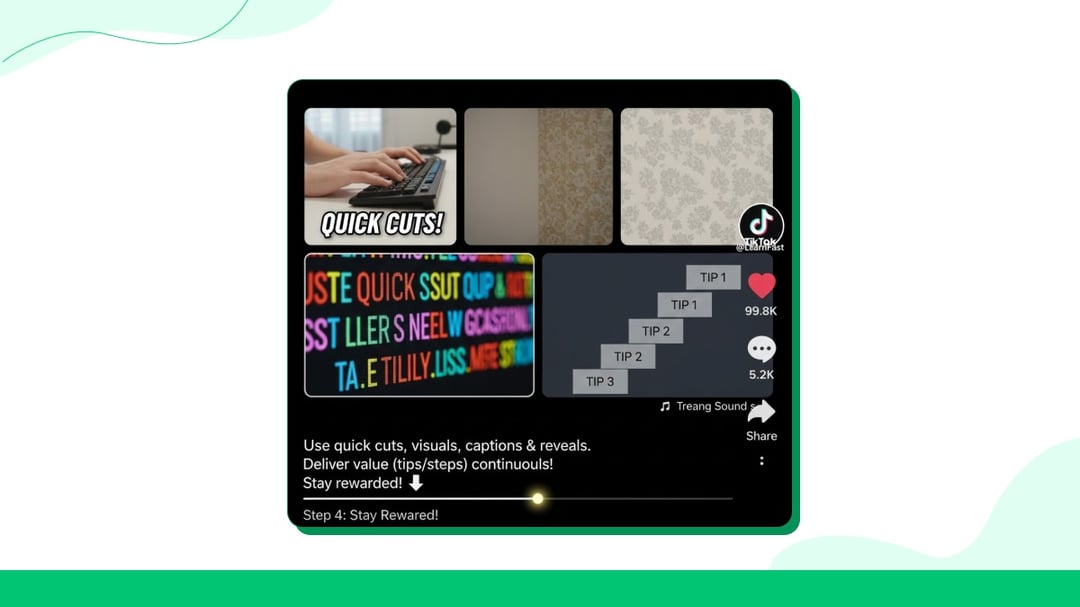  A estrutura de conteúdo TikTok