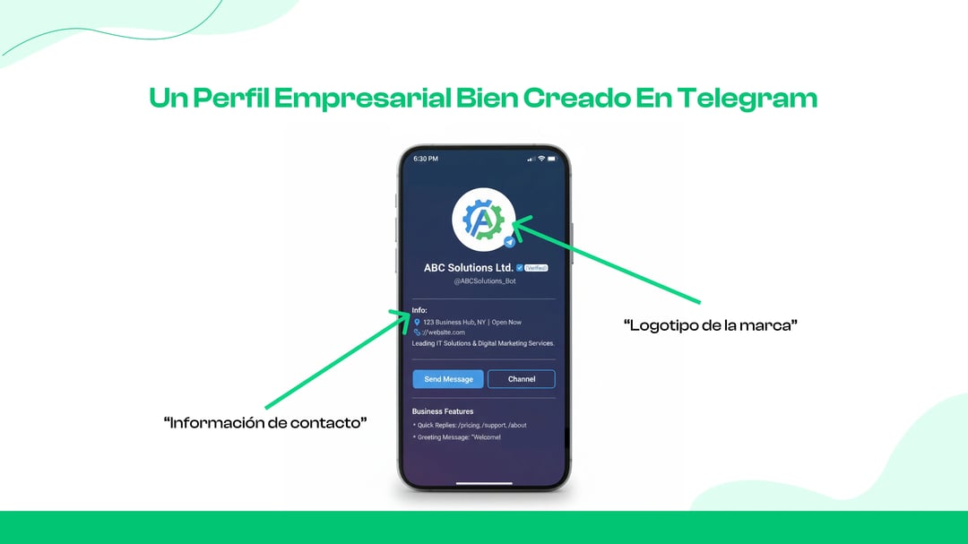 Paso 4: Configura tu presencia empresarial