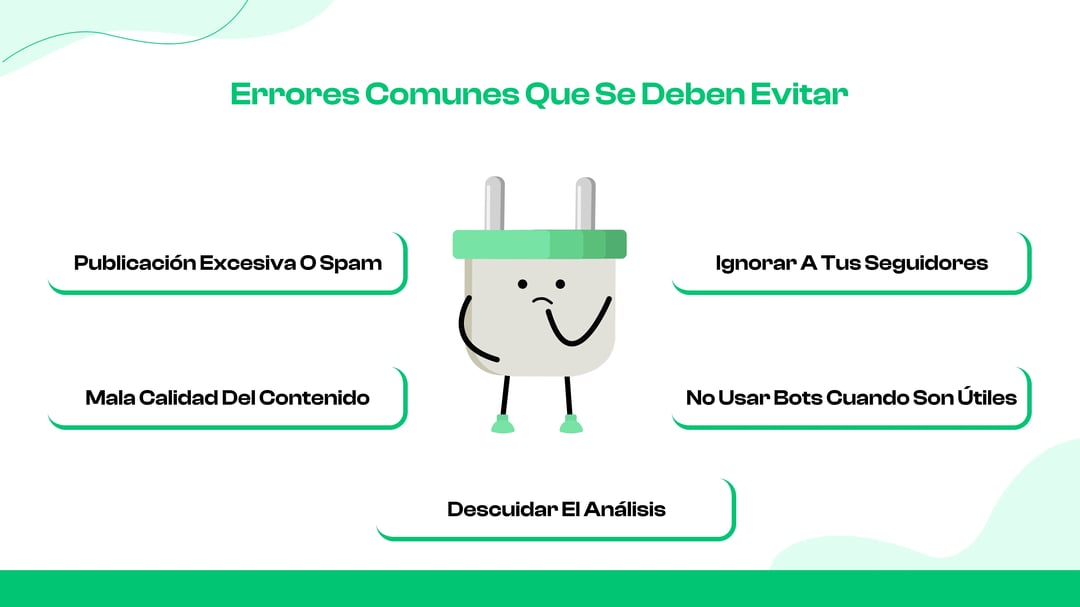 5 errores comunes de marketing en Telegram que debes evitar