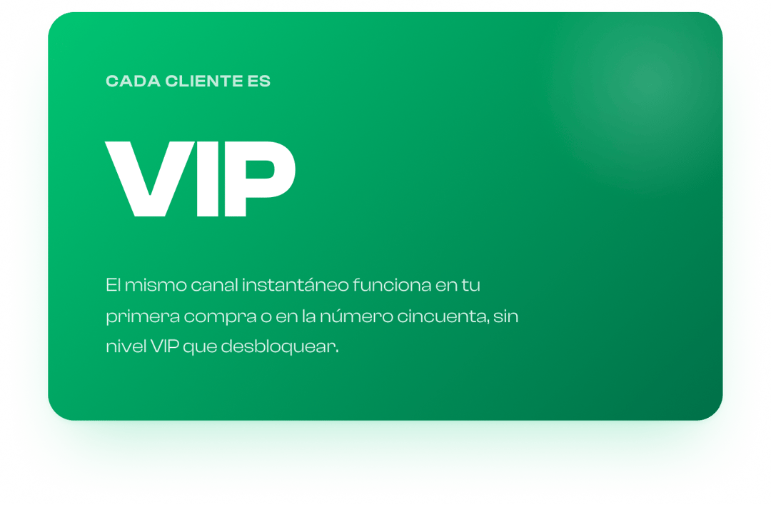 Procesamiento de pedidos instantáneo