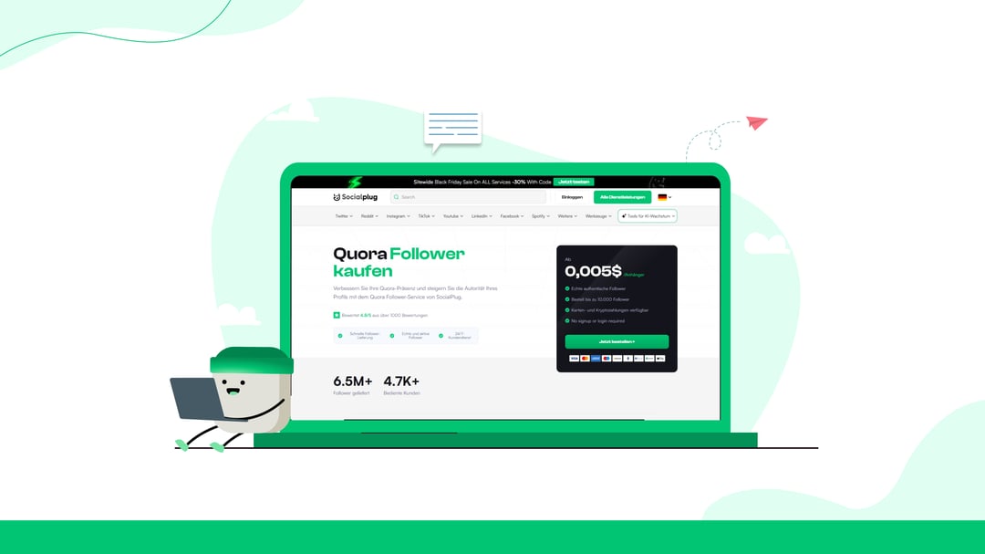 Lassen Sie uns Quora mit Socialplug dominieren!