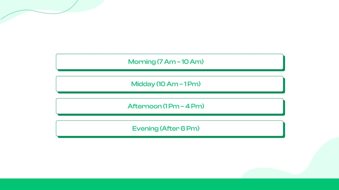 Best Times to Post by Hour & Daily Windows