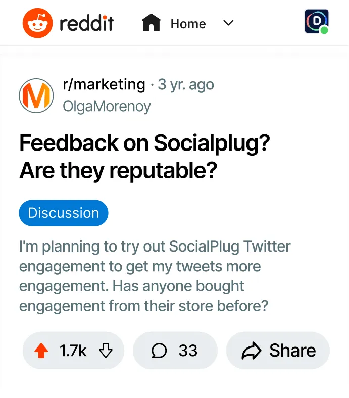 Reddit review