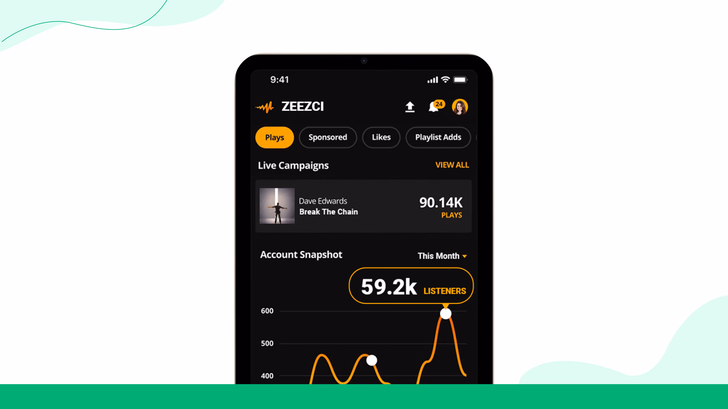 Schritt 8: Analysieren Sie Ihr Wachstum mit Audiomack Insights