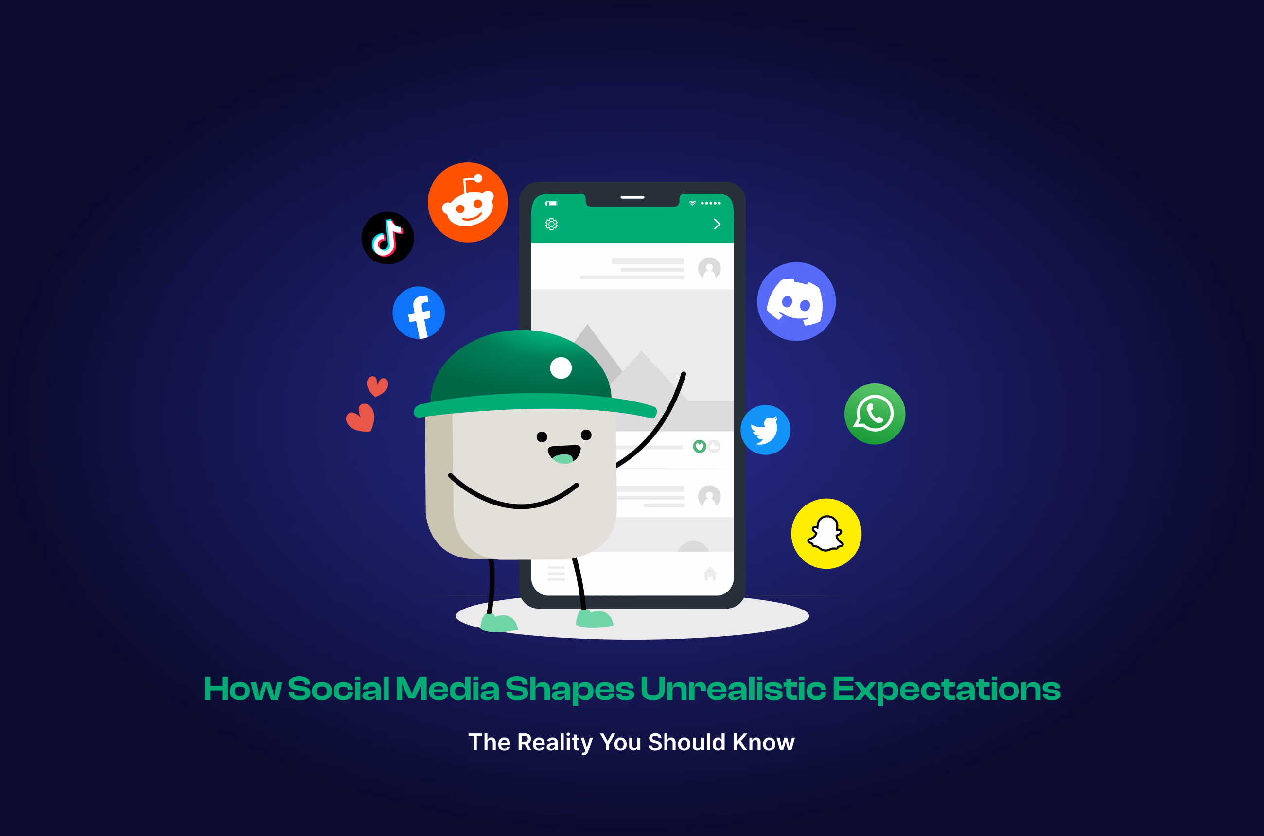 El impacto de las expectativas poco realistas en las redes sociales
