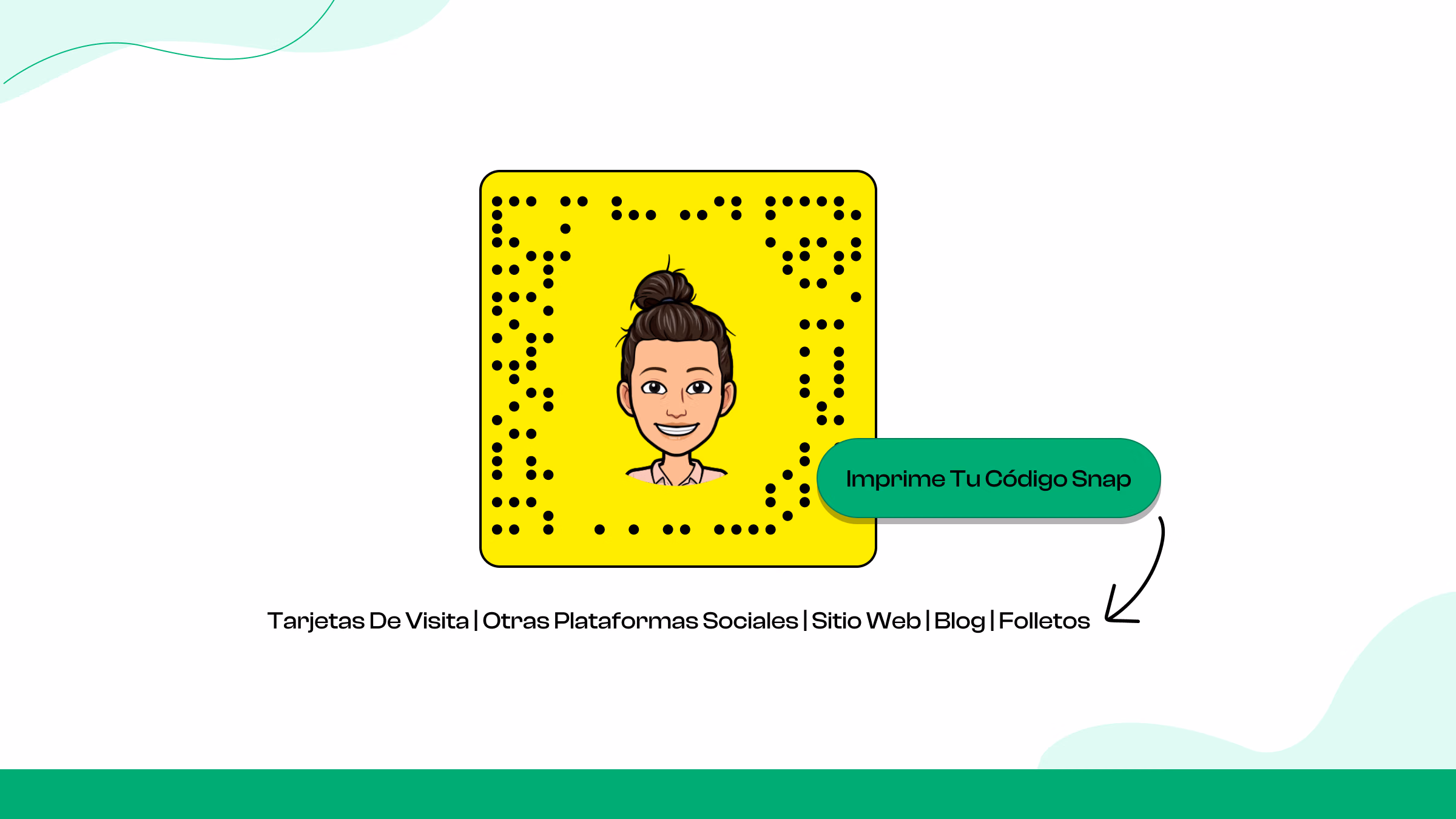 2. Usa los Snapcodes de Snapchat para atraer seguidores