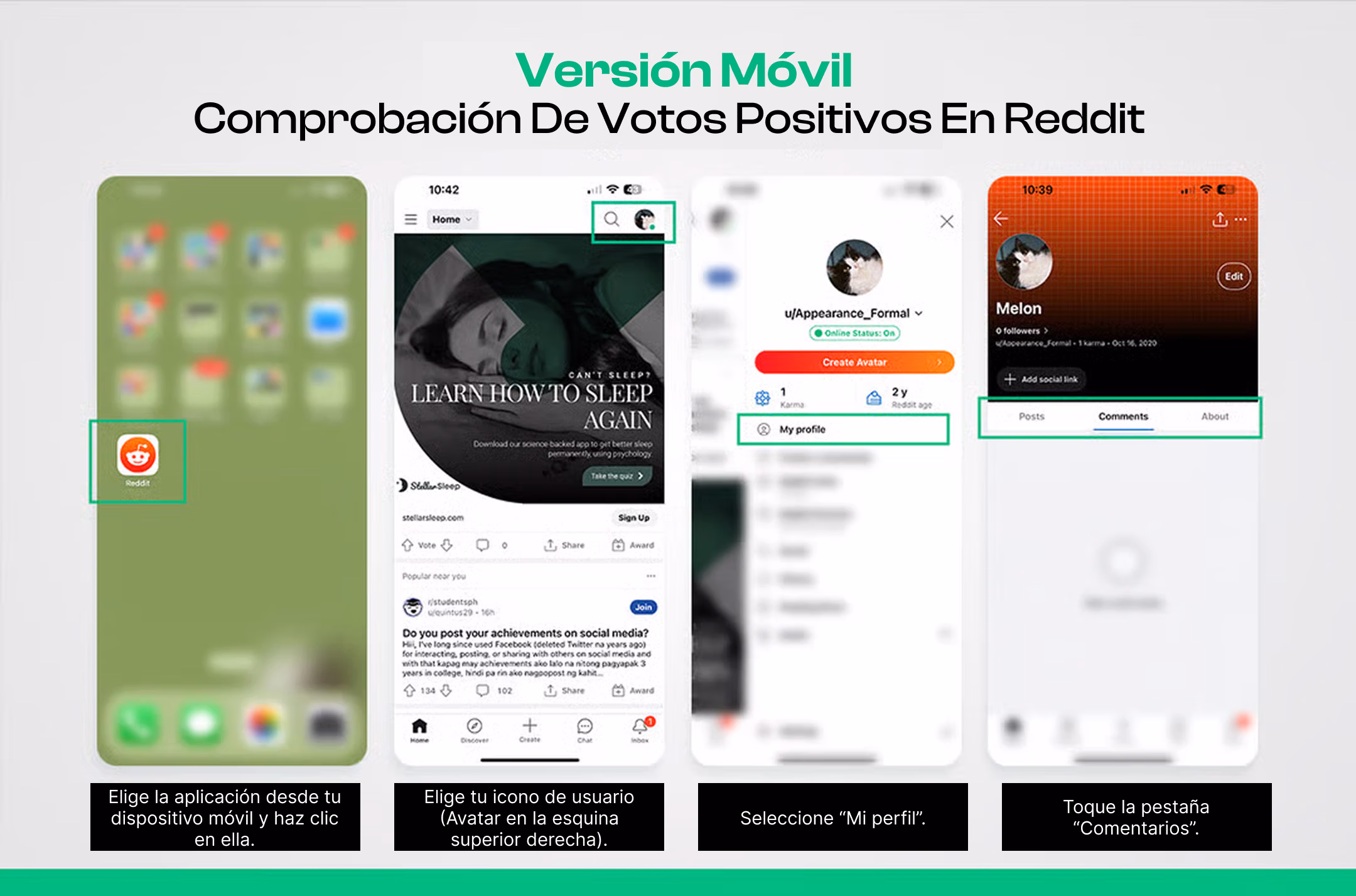 Comprobar los votos positivos en dispositivos móviles