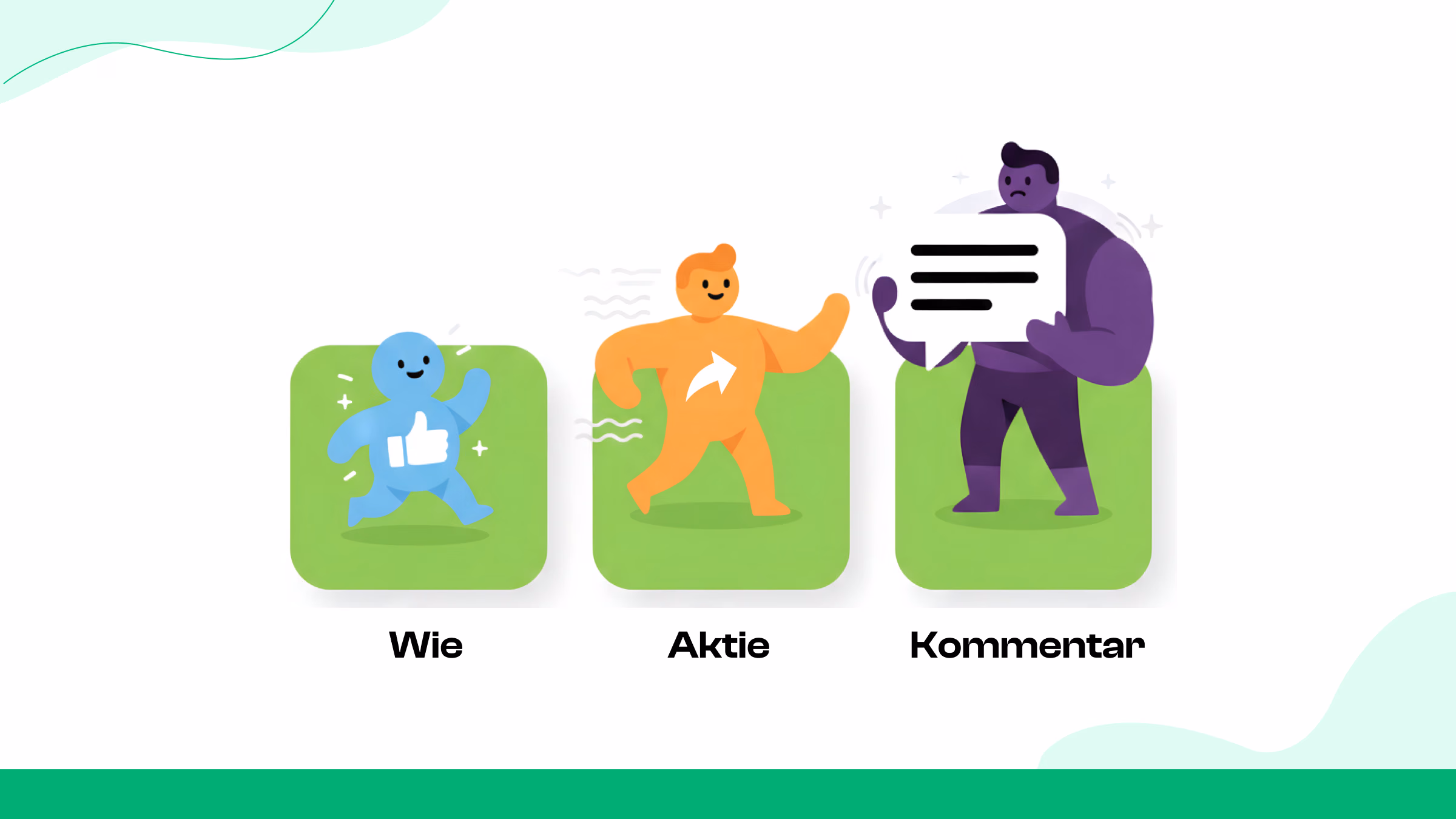 Kommentare vs. Likes vs. Teile