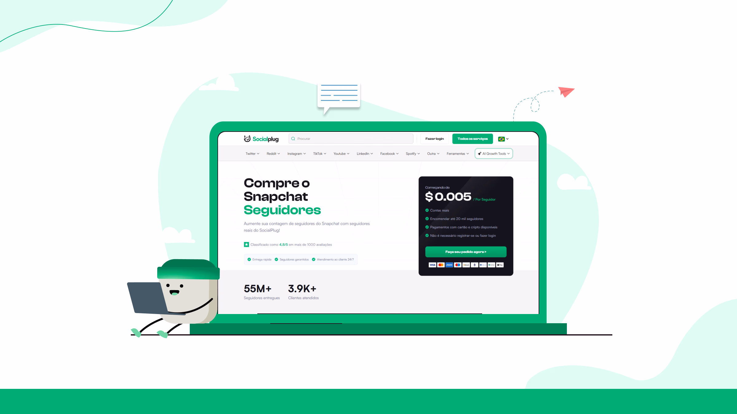 Qual conteúdo funciona melhor para o crescimento orgânico do Snapchat?