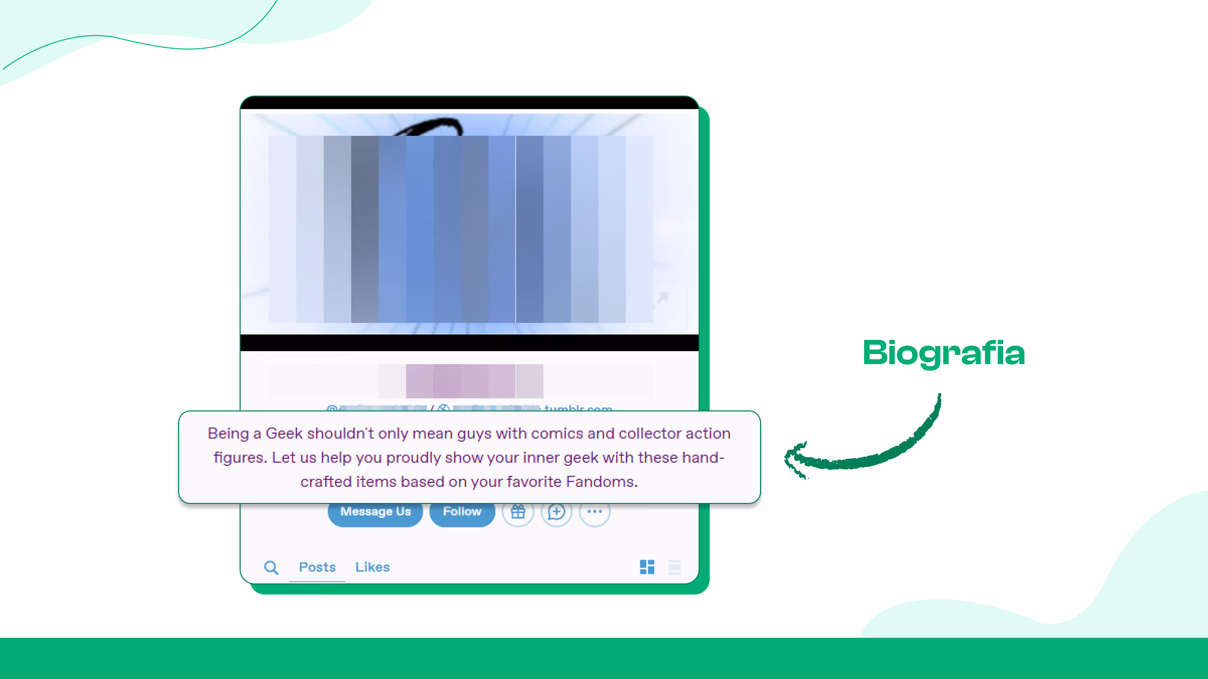 3. Escreva uma biografia envolvente