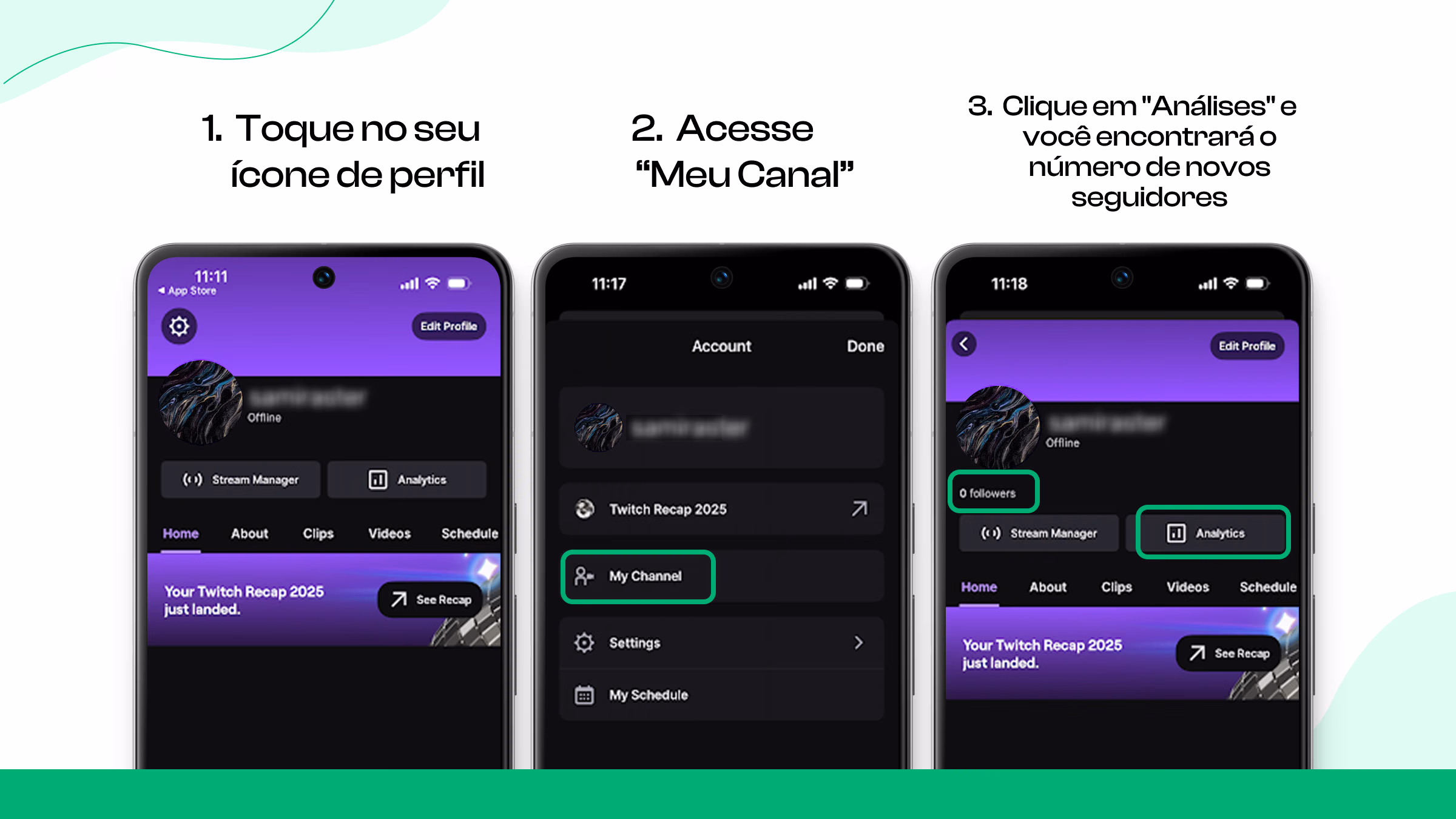 Como verificar os seguidores no aplicativo Twitch