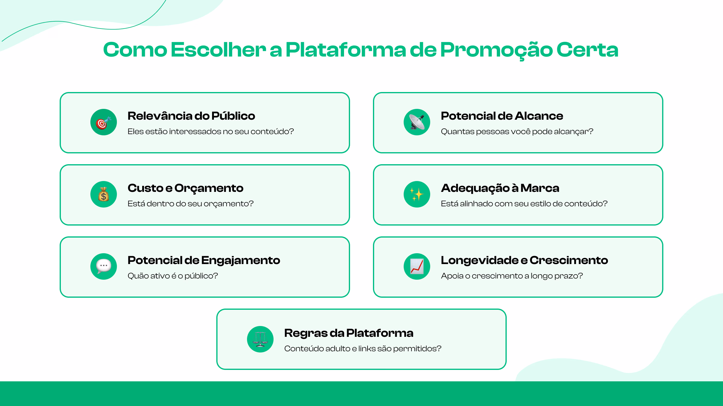 7 fatores a serem considerados ao escolher o melhor lugar para promover