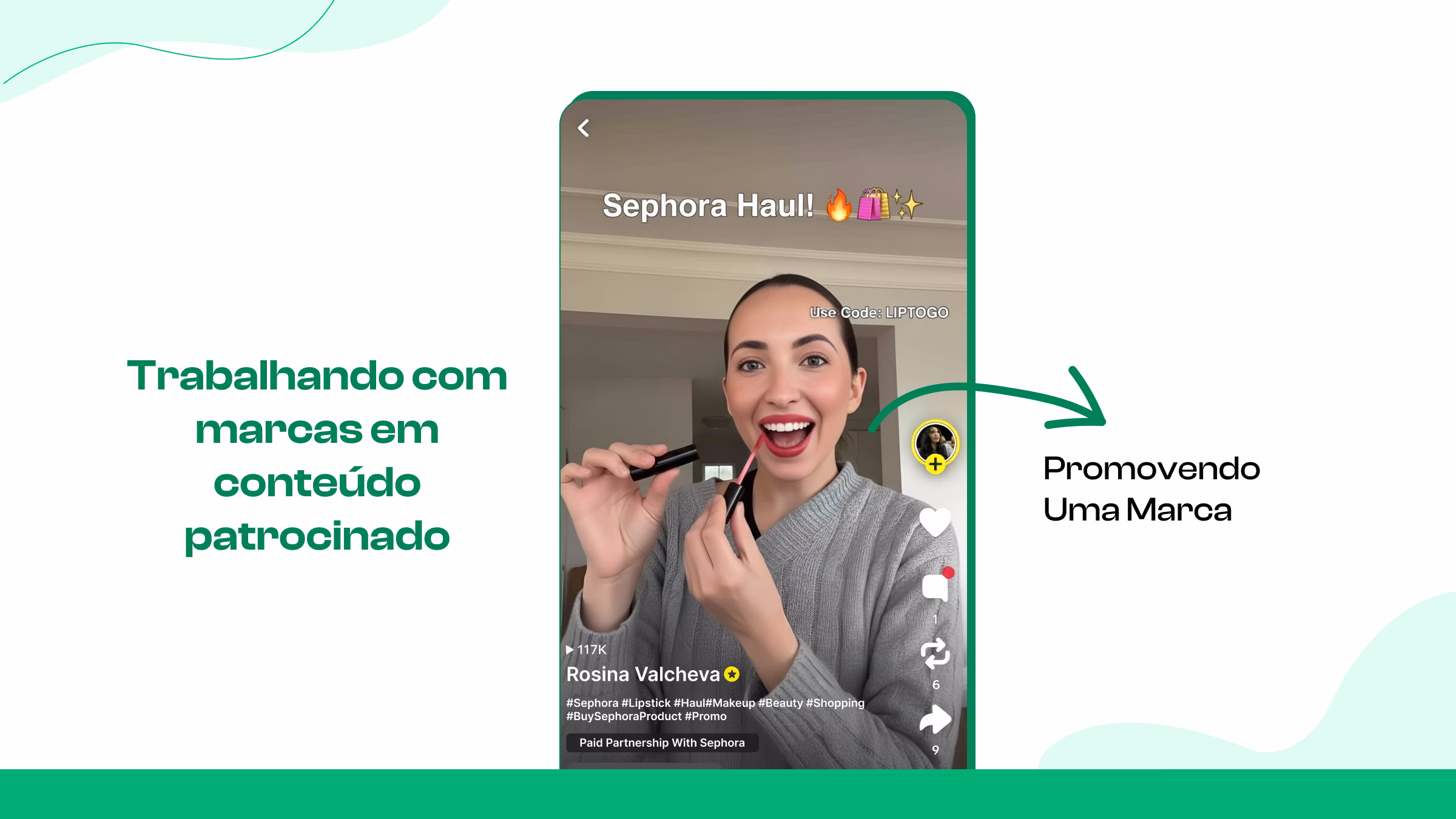Parcerias de marca e conteúdo patrocinado