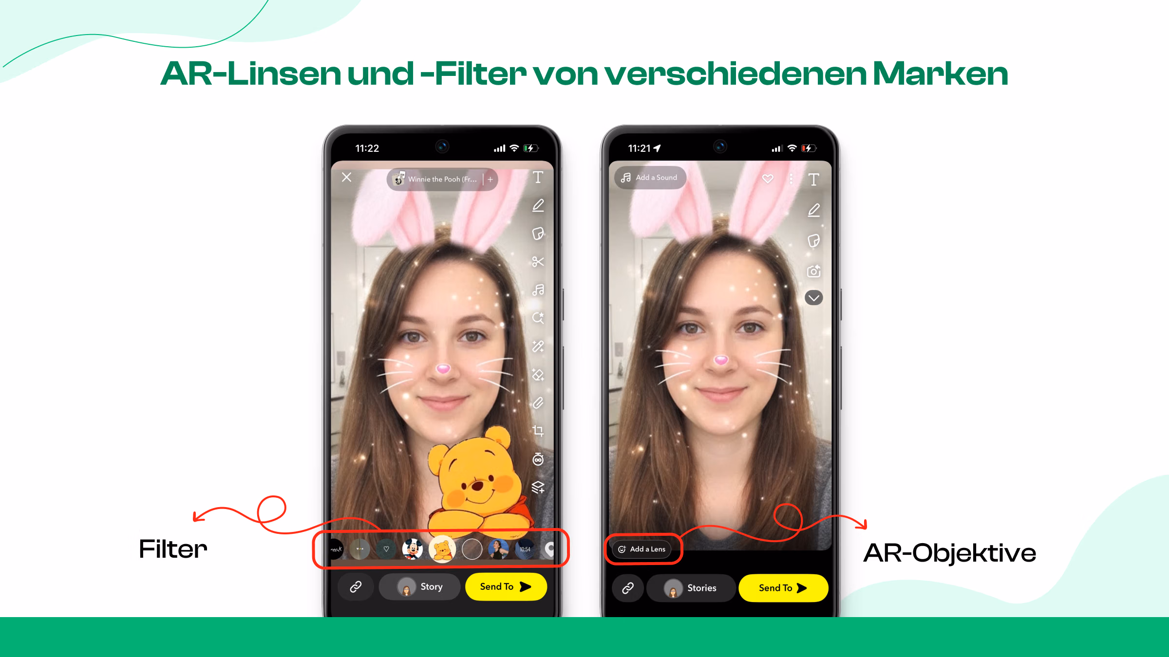 Responsed-AR-Objektive und -Filter