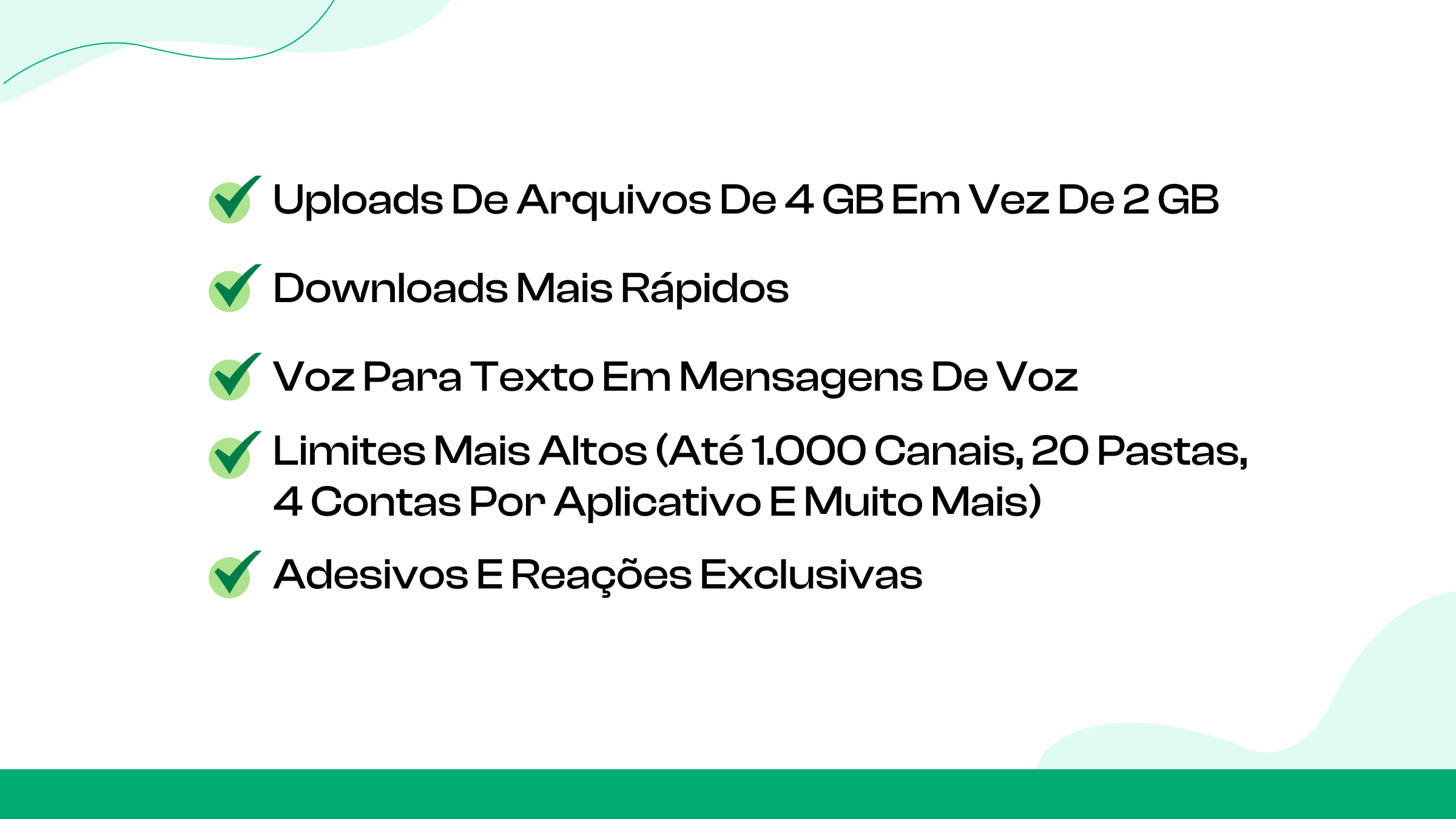 Recursos premium e monetização