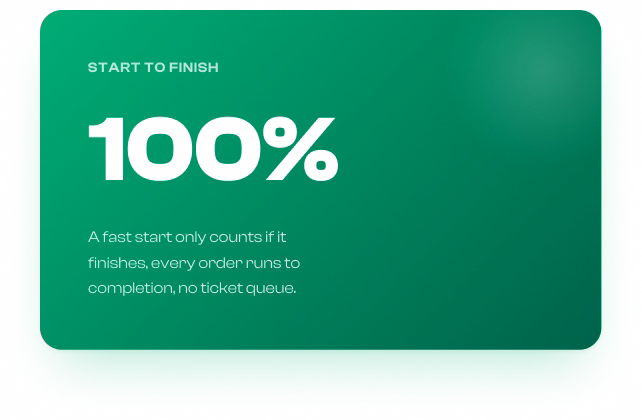 Instant Order Processing