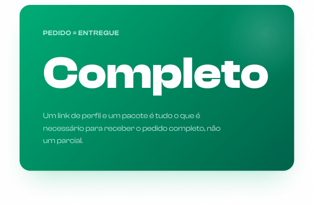 Processamento de pedido instantâneo