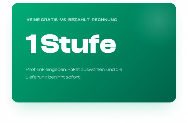 Sofortige Auftragsabwicklung