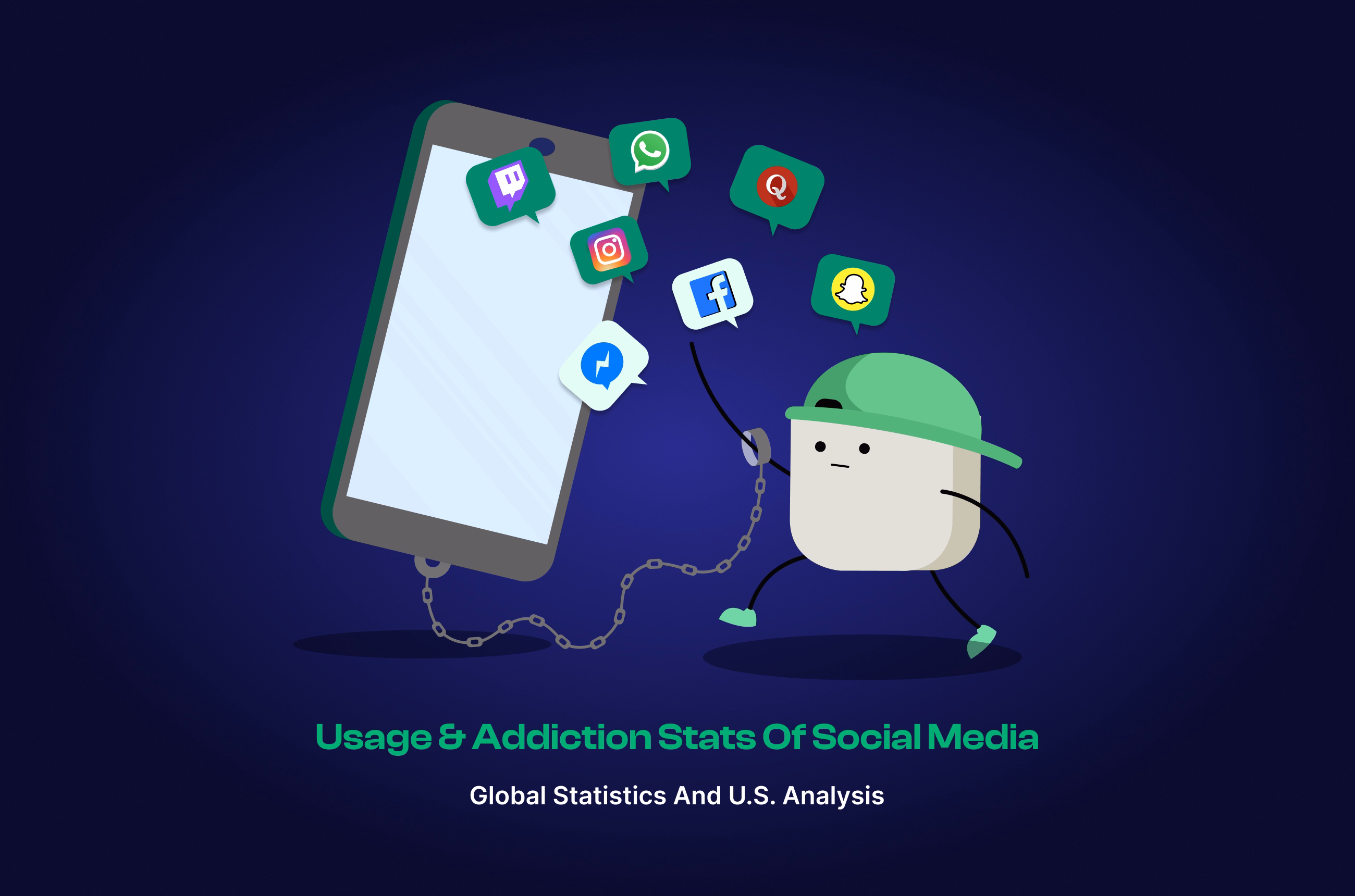 Estadísticas de adicción a las redes sociales 2026: datos globales y tendencias en EE. UU.