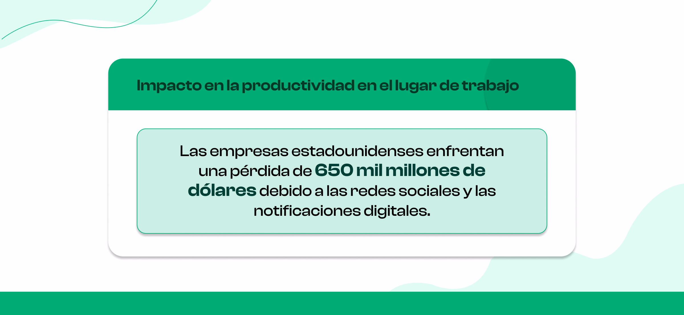 Pérdida de productividad laboral